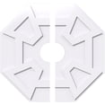 thumbnail image 1 of 30"OD x 6"ID x 10 1/2"C x 1"P Logan Architectural Grade PVC Contemporary Ceiling Medallion, Two Piece, 1 of 11
