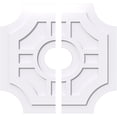 thumbnail image 1 of 30"OD x 6"ID x 10"C x 1"P Haus Architectural Grade PVC Contemporary Ceiling Medallion, Two Piece, 1 of 11