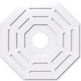 thumbnail image 1 of 30"OD x 6"ID x 12"C x 1"P Westin Architectural Grade PVC Contemporary Ceiling Medallion, 1 of 11