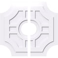 thumbnail image 1 of 30"OD x 7"ID x 10"C x 1"P Haus Architectural Grade PVC Contemporary Ceiling Medallion, Two Piece, 1 of 11