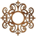 thumbnail image 1 of 30"OD x 9 3/4"ID x 1"P Dijon Architectural Grade PVC Pierced Ceiling Medallion, Antiqued Copper, 1 of 10