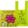 thumbnail image 1 of [30% OFF NOW!!] MoonyGREEN Compostable Dog Poop Bag with Handles, Unscented, 60 Counts, 1 of 7