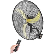 30 Inch Oscillating Wall Mount Fan, BLDC Motor, 4-Speed, 9800 CFM