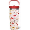 thumbnail image 1 of 30 Oz Mushroom Flip Tumbler With Handle,Mushroom Coffee Travel Mug Cup Water Bottle,Mushroom Gifts for Women,Mushroom Decor Stuff Accessories, 1 of 6