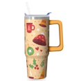 thumbnail image 1 of 30 Oz Plaid Christmas Tree Tumbler With Handle, Coffee Travel Mug Cup, Holiday Present, 1 of 5