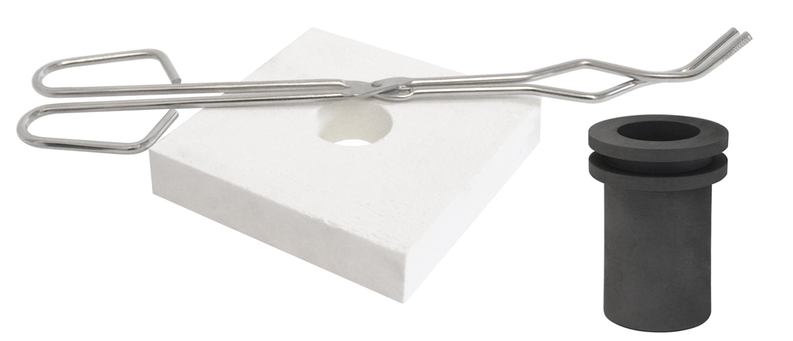 30 Oz TableTop QuikMelt Deluxe Topper Kit with Flange, Tongs, & Crucible Jewelry Making Precious Metal Clay Tool - FUR-0128