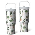 thumbnail image 1 of 30 Oz Tumbler Green Cactus Tumbler with Lid and Straw, Birthday Gift Cup for Friend Women Men Coffee Travel Mug Thanksgiving Day Halloween Christmas Gift Water Bottle, 1 of 7