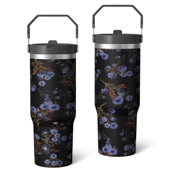 30 Oz Tumbler Paisley Tumbler with Lid and Straw, Birthday Gift Cup for Friend Women Men Coffee Travel Mug Thanksgiving Day Halloween Christmas Gift Water Bottle