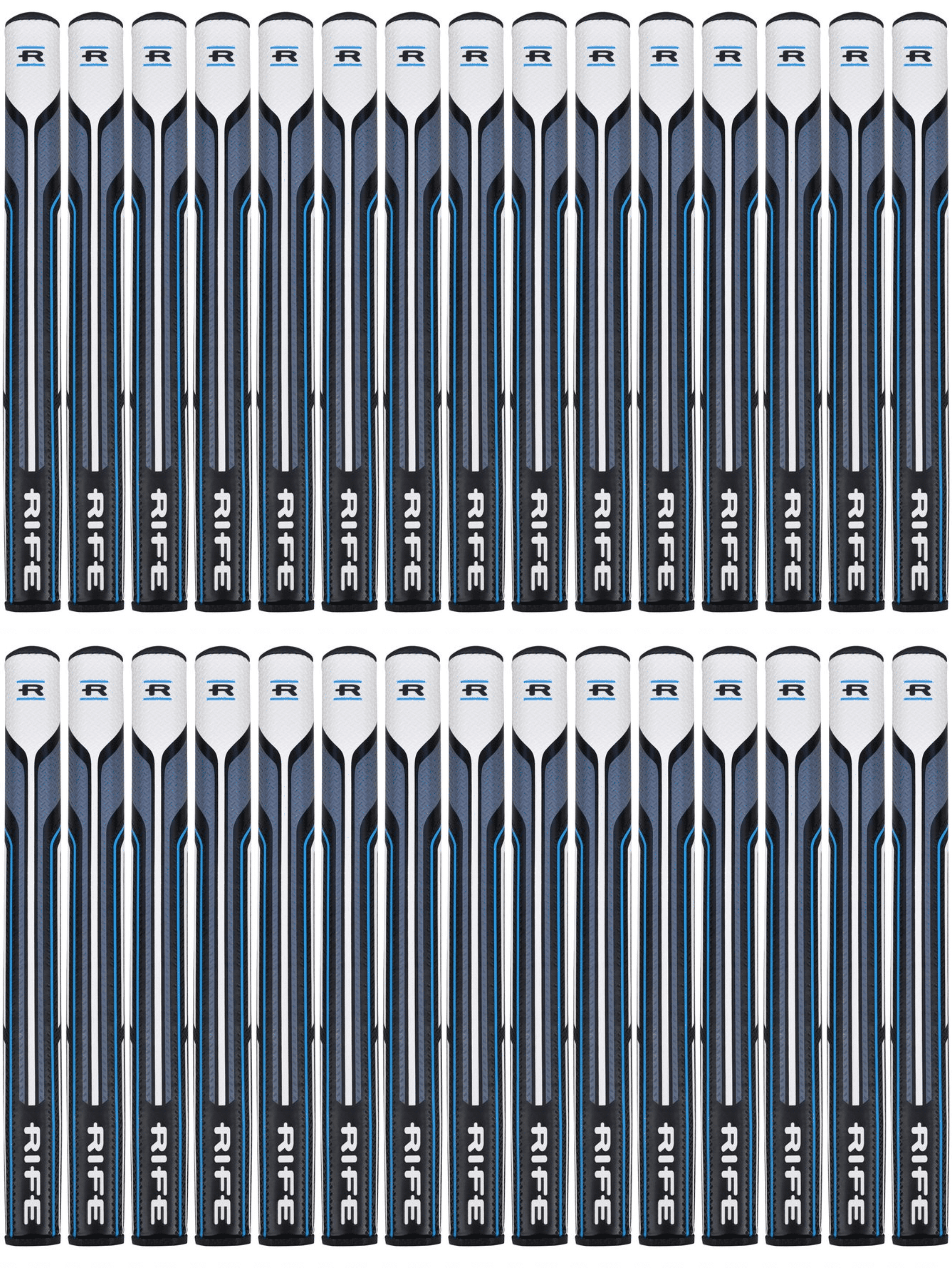 30 PACK Rife RG 13.5 Golf Putter Grip Bulk Pack (13.5 Inches Long)