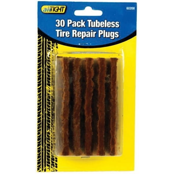 Performance Tool 60208 4-Inch Long Tire Repair Plugs - Heavy-Duty, Self-Vulcanizing, and Easy-to-Install Replacement Plugs for Cars and Trucks