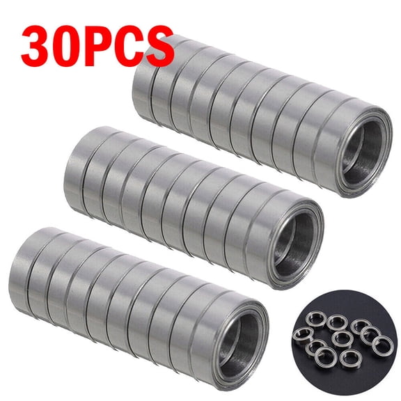 30 PCS 6700ZZ Metal Double Shielded Deep Groove Ball Bearings 10x15x4mm USA