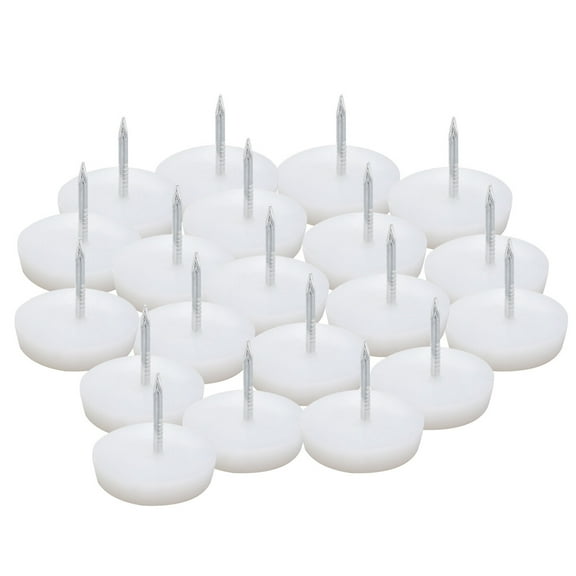 30 PCS 6x22mm Furniture Nail Nylon Sofa Nails Tacks Decorative Sofa Furniture Tacks (White)