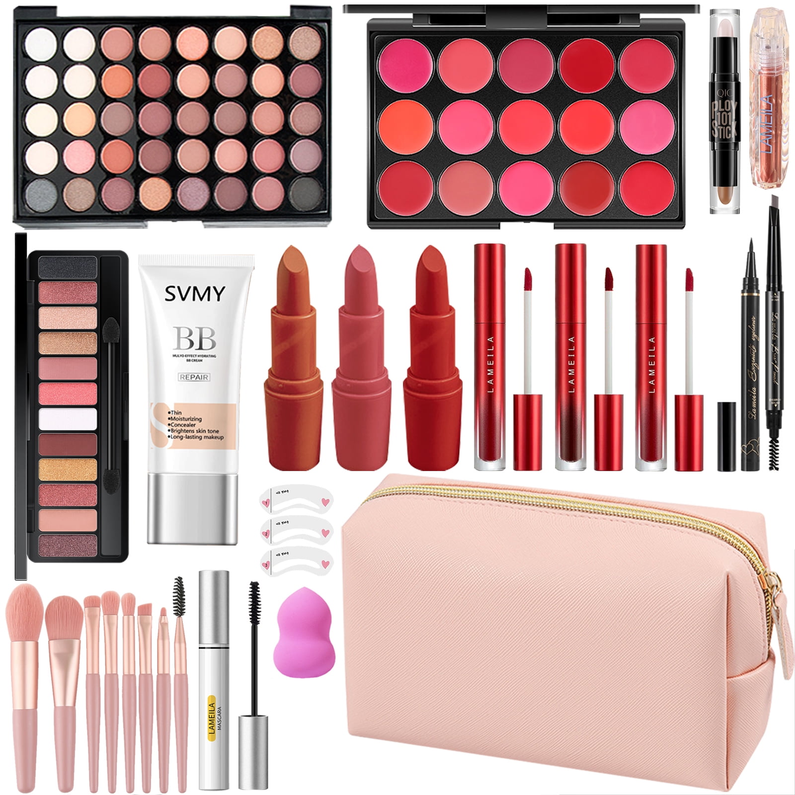 30 PCS All-in-one Makeup kit,Makeup Kit for Women Full Kit,Professional  Makeup Kit,Makeup Gift Set,Include Eyeshadow Palette,eyeliner,Lip Gloss