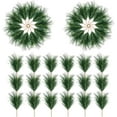 thumbnail image 1 of 30 PCS Artificial Green Pine Needles Branches -Small Pine Twigs Stems Picks-Fake Greenery Pine Picks for Christmas Garland Wreath Embellishing and Home Holiday Garden Decoration, 1 of 5