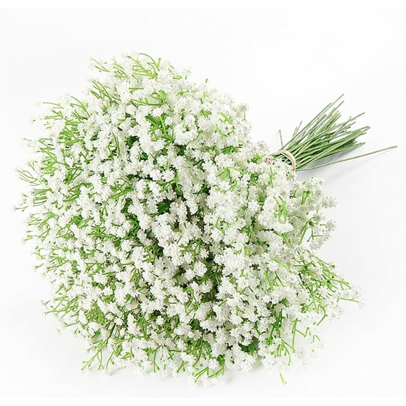 30 PCS Babys Breath Artificial Flowers Fake Babys Breath Flowers Artificial Bulk White Gypsophila Bouquets Real Touch Faux Flowers for Wedding Floral Arrangement Party Home Decoration