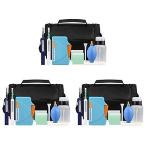 30 PCS Fiber Optic Cleaning Kit Optical Fiber Cleaner Tool with Fiber Cleaning Cassette for LC Connectors