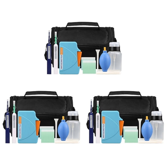 30 PCS Fiber Optic Cleaning Kit Optical Fiber Cleaner Tool with Fiber Cleaning Cassette for  LC Connectors