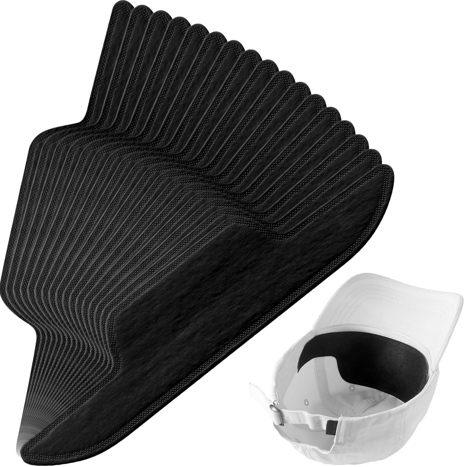 Sweat Guard Liner Hat Protector Pack - Thin Lightweight Adult Youth Hat & Cap Sweat Guard Liner - Thin Visor Sweatband Patented  main image 2