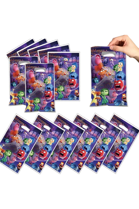 30 PCS Inside Out Gift Bags Candy Cookie Packing Bags Inside Out Treat Favor Bag Inside Out Goodie Bags