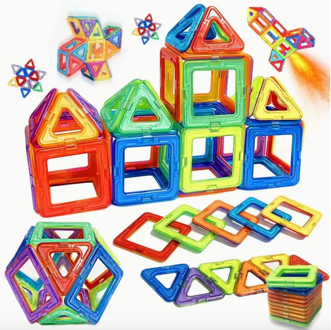 30 PCS Magnetic Building Blocks for Above 3 Years Old Boys Girls Kids ...