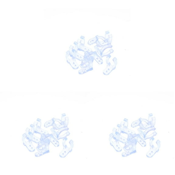 30 PCS LED Rope Light Mounting Clips for Outdoor Use, Flexible Clear Plastic Holders for Easy Installation