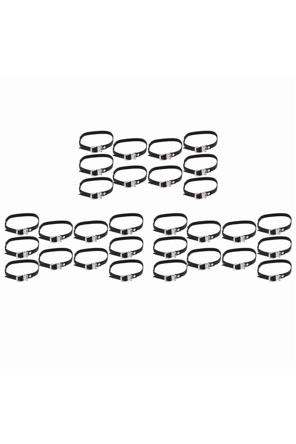 30 PCS -Road Bike Cycling Toe Straps 50cm for Bicycle Racing