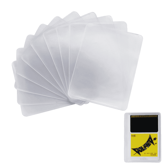 30 PCS Sleeve Replacement Compatible with Turbografx 16 (Turbo Chip), Cartridge Protector Cover for PC Engine (HuCard),Card Holder for Sega Master System Game Cards