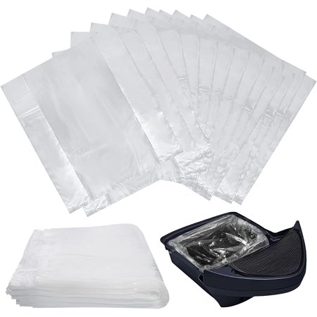 30 PCS Thickened Waste Drawer Liners for Litter Robot 4 All Litter-Robot Models, 9 -11 Gallons, Durable Replacement Liner Bags for Disposal of Cat Waste