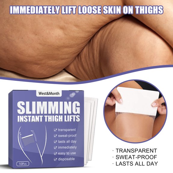 30 PCS Thigh Lift Tape - Invisiblely Leg Lifting Sticker, Immediately Firming Thigh Patch, Smooth Cellulite Patches for Thighs, Leg Tightening Tape Shaping Beautiful Legs
