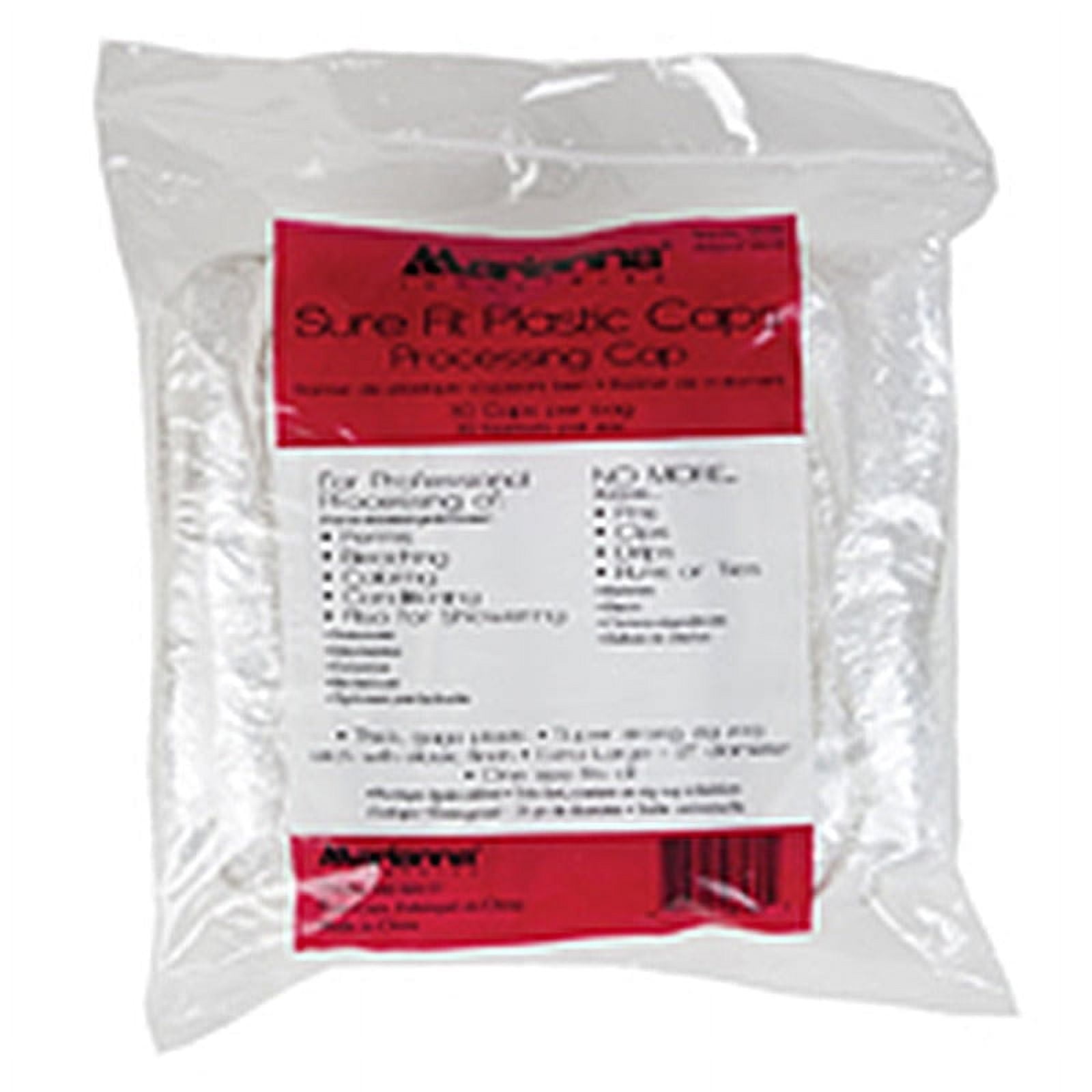 Processing Caps 30/PKG PROCESSING CAP W/ ELASTIC - Walmart.com