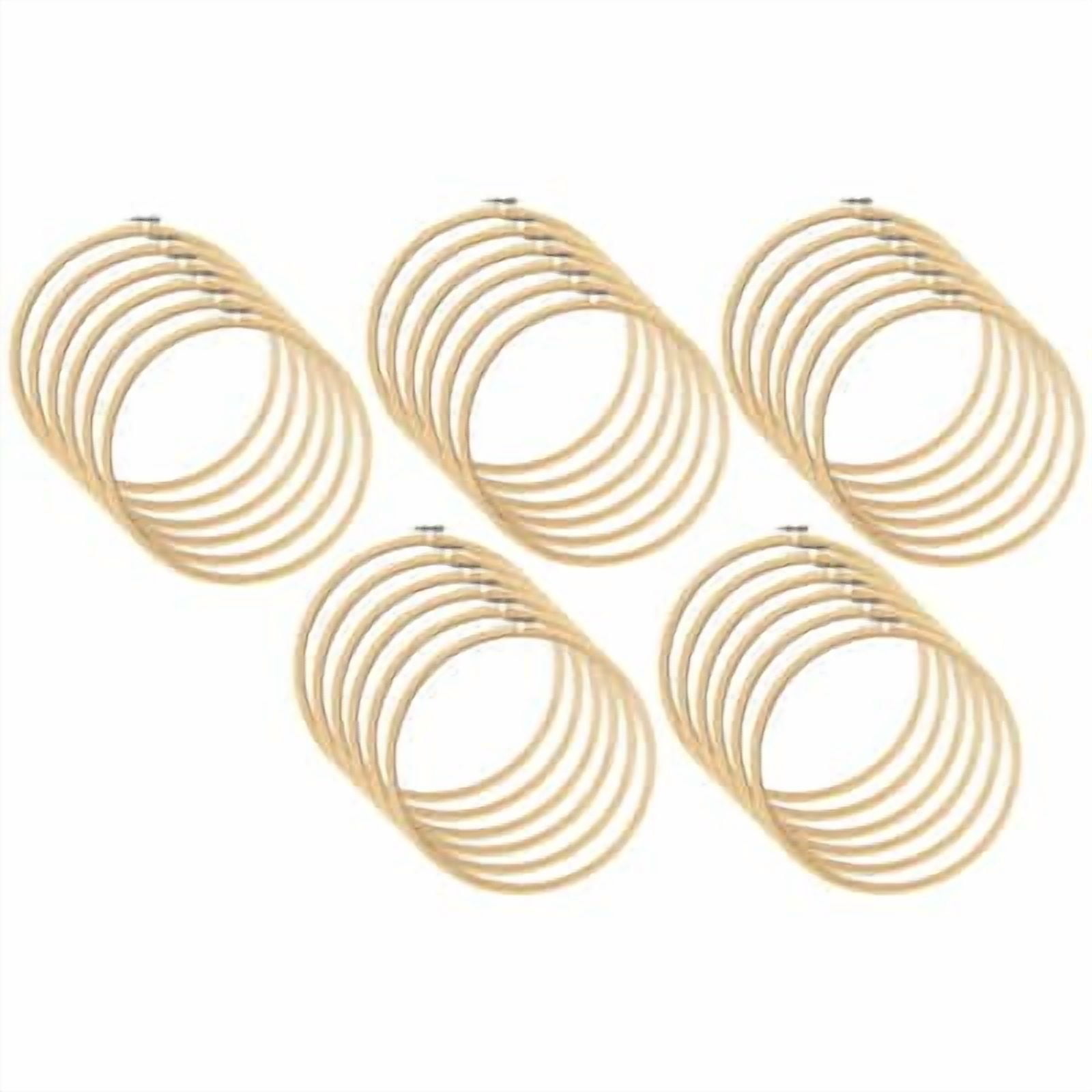Loops & Threads 10" Wooden Embroidery Hoop, 30 Pack