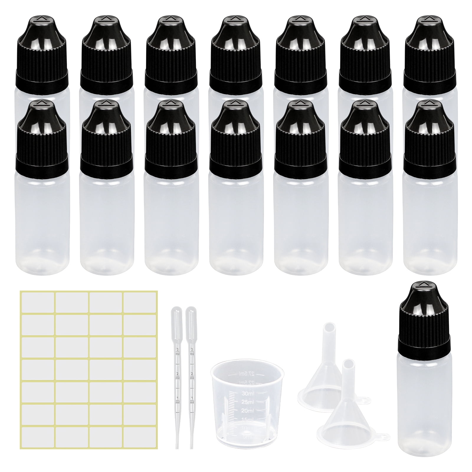 Skylety 24 Pack Mini Milk Jugs Plastic Gallon Jugs with Caps Water Juice  Milk Jug Empty HDPE Soda Bottles Gallon Containers for Liquids Smoothies