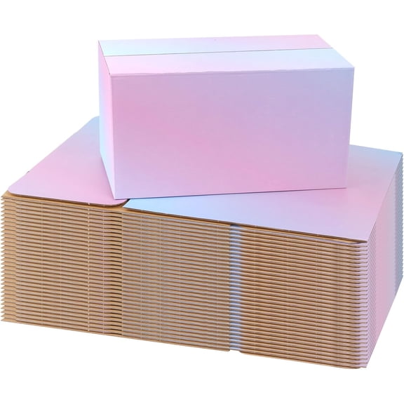 30 Pack 11x6x6 Colorful Shipping Boxes Medium, Corrugated Cardboard Boxes for Packaging Small Business
