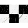 thumbnail image 1 of 30-Pack 12×12in Vinyl Flooring Tiles - Effortless Peel and Stick Floor Tiles for Kitchen, Dining Room, Bedrooms, 30 Sq. Ft (Marble Texture), 1 of 12