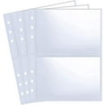thumbnail image 1 of 30 Pack 120 Pockets 3.5x5” Photocard Sleeves for 6 Ring A5 Binder, Ultra-Clear Photo Sleeves, Double-Sided 2 Pocket Photo Pages, Top Loading Photo Sheet Protector for Photos, Postcards, Seed Packets, 1 of 7