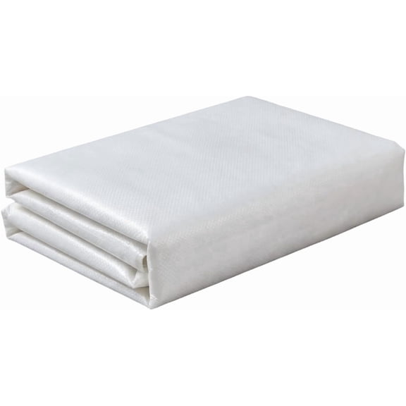 30 Pack 40 x 54 Inch Clear Woven Polypropylene Packing Sheets, Tear Resistant and Puncture Proof, Heavy Duty Alternative to Moving Boxes for Clothes & Irregular Items
