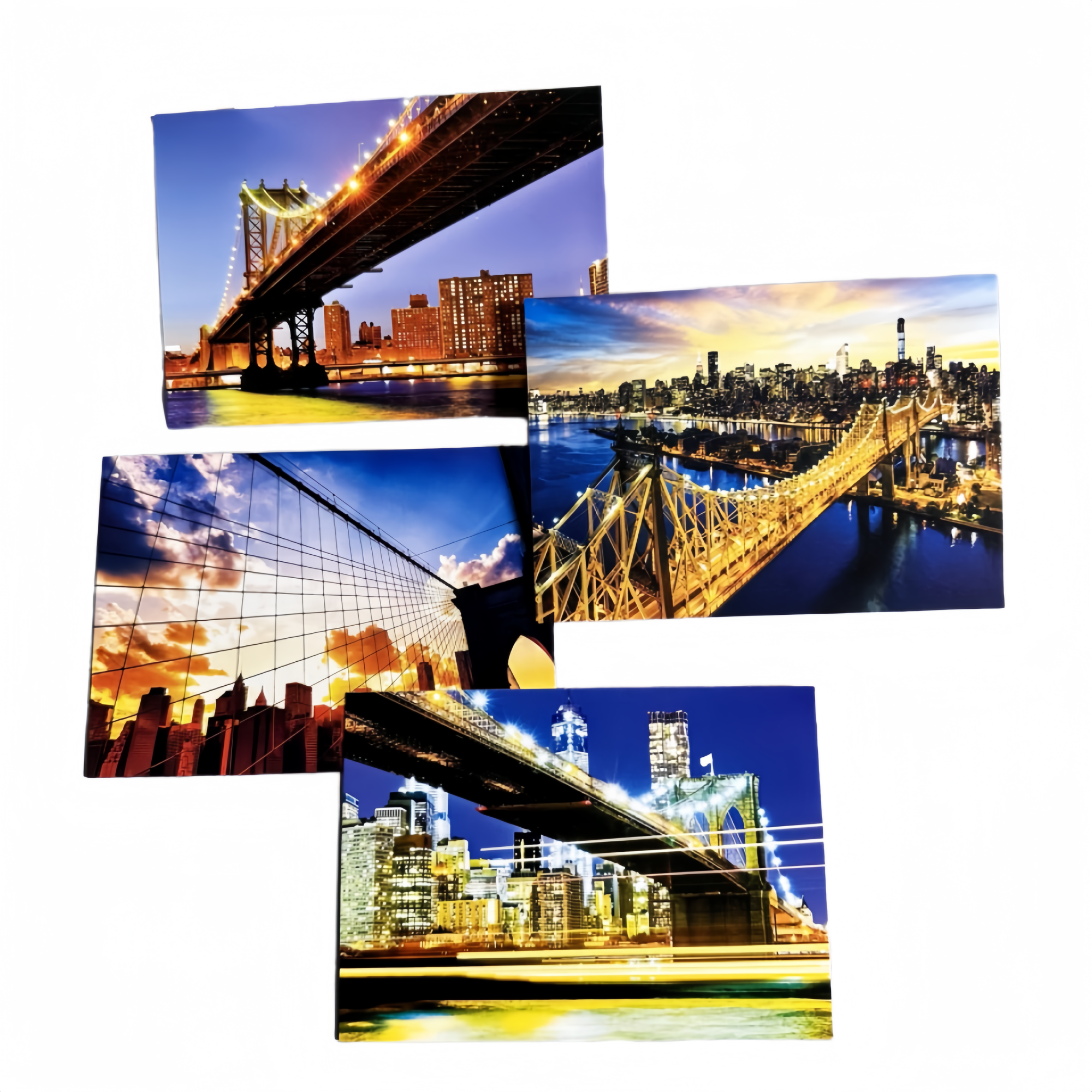 30Pack 4x6 Inch Postcard Set Featuring Iconic City Skylines and