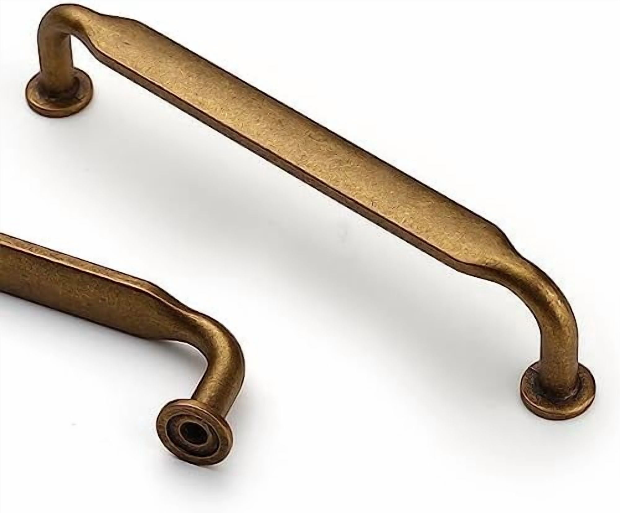 30 Pack 5 Inch(128mm) Antique Brass Kitchen Cabinet Handles, Cabinet Pulls Vintage Retro Kitchen Cabinet Hardware for Cupboard Drawer Pulls