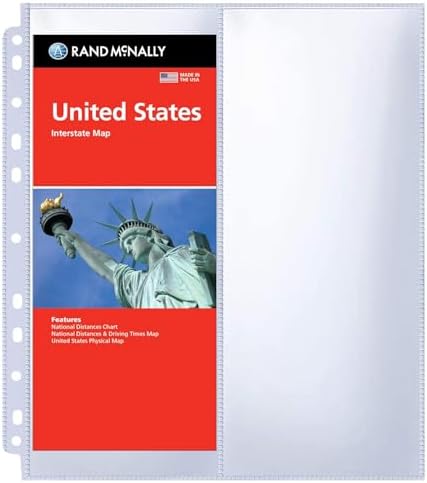 30 Pack 60 Pockets 4.5x11” Folded Map Sleeves, Ultra-Clear Brochure ...