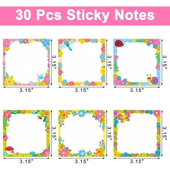Sticky Note Flower