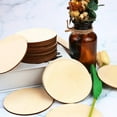 thumbnail image 1 of 30 Pack 8 Inch Unfinished Round Wood Circles - Natural Wood Discs for DIY Crafts, Painting, Wood Burning, and Home Decor - Perfect for Coasters, Wall Art, and Rustic Projects, 1 of 7