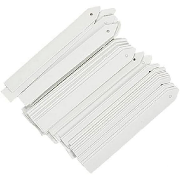 30 Pack 8 Inch White Plastic Plant Labels Markers (36)