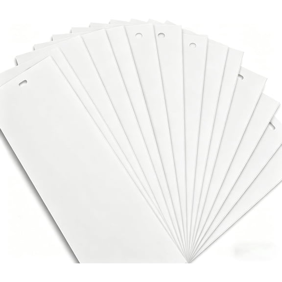 30 Pack 82.5" Vertical Blind Replacement Slats, 3.5" Width White PVC Fire Retardant Trimmable Replacement Blinds Slats for Sliding Glass Door, Patio Door, Home Office Window Vertical Blinds