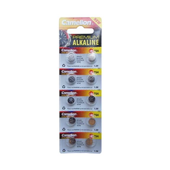 30-Pack AG5 / 309 / 393 / LR48 Button Batteries