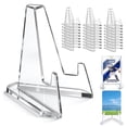 thumbnail image 1 of 30 Pack Acrylic Card Display Stand, Trading Card Holder Easel for Sports Cards, Graded Cards, Baseball Cards,Coins & Collectibles,Clear Lightweight Stable Rack for Home,Shop,Shelf,Exhibition Display, 1 of 9