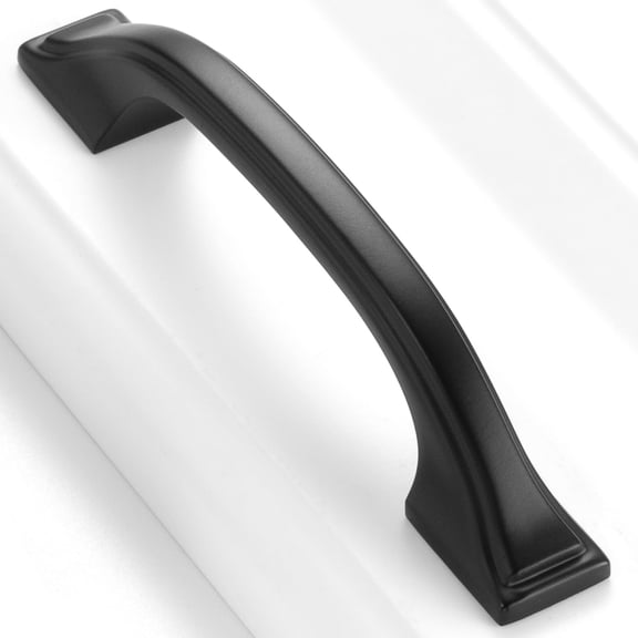 30 Pack Arch Pull Cabinet Hardware Matte Black 3 Inches For Kitchen Drawers Bedroom Dressers