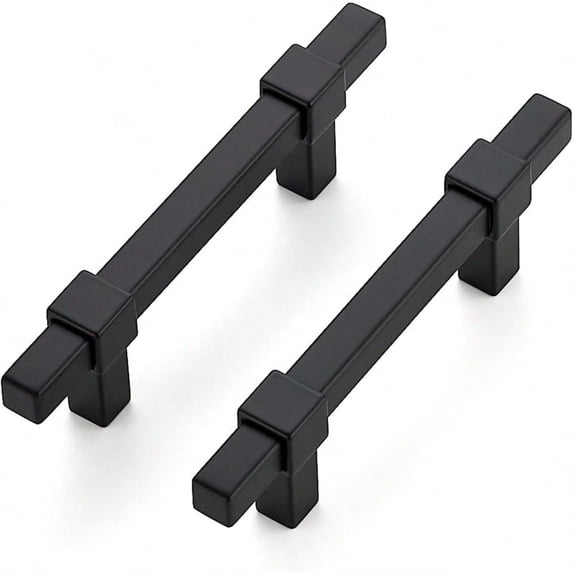 30 Pack Black Cabinet Handles 3 Hole Center Cabinet Pulls Matte Black Drawer Pulls Cabinet Hardware Kitchen Handles For Cabinets