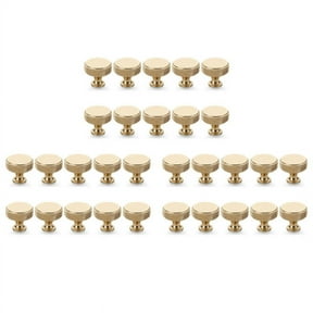 30 Pack Champagne Bronze Knurled Cabinet Knobs Round Kitchen Cabinet Pulls for Drawer Dresser, Cupboard and Wardrobe