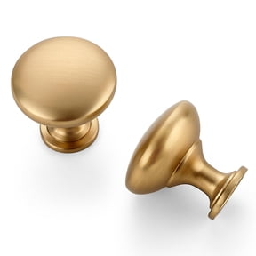 30 Pack Champagne Bronze Round Zinc Cabinet Knobs