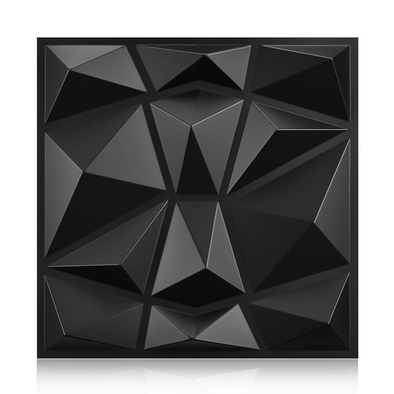 30 Pack Decorative 3D Wall Panels for Interior Wall Decor,11.8''x11.8'' Diamond Design Accent Wall Panles for Living Room,TV Wall Background,Bedroom